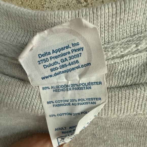 Delta Fleece 90s “America Land of Liberty” Graphic Sweatshirt Fleece Pullover - Picture 2 of 4